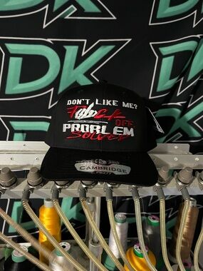 Dont like me f off hat custom embroidered made to order SnapBack